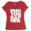 gift for photographer Women's Triblend Scoop T-shirt