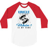 Uncle is my Name Fishing Is My Game 3/4 Sleeve Shirt