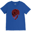 geometric skull V-Neck Tee