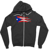 puerto rico Zipper Hoodie