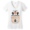 halloween warrior Women's V-Neck T-Shirt