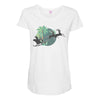 tropical santa Maternity Scoop Neck T-shirt