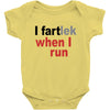 funny i fartlek Baby Bodysuit