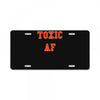 toxic License Plate