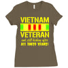 vietnam veteran Ladies Fitted T-Shirt