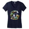 ghibli tribute Women's V-Neck T-Shirt