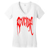 xxxtentacion  revenge Women's V-Neck T-Shirt