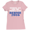 bernie sanders kicking ass for middle class president Ladies Fitted T-Shirt