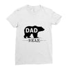 dad bear Ladies Fitted T-Shirt
