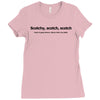 scotch funny t shirt anchorman beer college Ladies Fitted T-Shirt