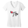 i heart pi day Women's V-Neck T-Shirt