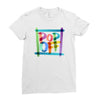 pop off brush Ladies Fitted T-Shirt