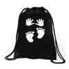 new born baby Drawstring Bags