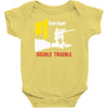 double trouble rocket ride Baby Bodysuit