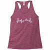 Heart Beats Mountain Racerback Tank