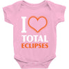 I Heart Total Eclipses Baby Onesie