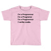 Revolution I Write Code Toddler T-shirt