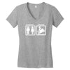 problem l&ouml;sung motorrad fahren  biker fun Women's V-Neck T-Shirt
