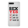 SEX YES HOT SEX SAFE SEX GREAT SEX iPhone 7 Plus Case