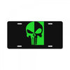 mad engine marvel brand punisher scar glow in the dark License Plate