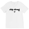 stay strong love heart V-Neck Tee