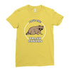 save the trash pandas Ladies Fitted T-Shirt
