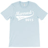 married since 2015   mens funny wedding marriage T-Shirt