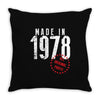 Made In 1978 All Original Parts Throw Pillow