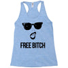 free bitch Racerback Tank