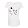 Desert Maternity Scoop Neck T-shirt