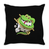 funny snake Throw Pillow