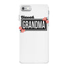 blessed grandma with flower iPhone 7 Case