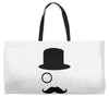 moustache gentleman Weekender Totes