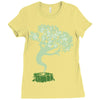 saw a ghost Ladies Fitted T-Shirt