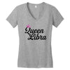 queen libra Women's V-Neck T-Shirt