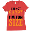 I Am Not Short I Am Fun Size Ladies Fitted T-Shirt