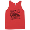educated, natural, melanated Tank Top