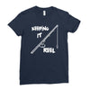 keeping it reel Ladies Fitted T-Shirt