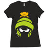 looney tunes marvin Ladies Fitted T-Shirt