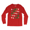 christmas pixel Long Sleeve Shirts