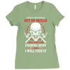 I Will Find Your Fishing Spot And I Will Fish It Ladies Fitted T-Shirt