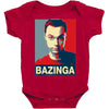 bazinga poster, ideal birthday gift or present Baby Bodysuit