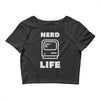 nerd life is the best life Crop Top