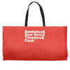 afrika bambaataa Weekender Totes