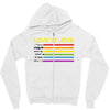 lightsaber rainbow Zipper Hoodie