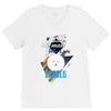 who loves poodle V-Neck Tee