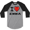 i love emma 3/4 Sleeve Shirt