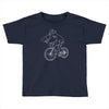 shark riding bicycle bike funny Toddler T-shirt