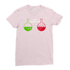 funny science shirt nerd Ladies Fitted T-Shirt