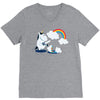 rainbow V-Neck Tee